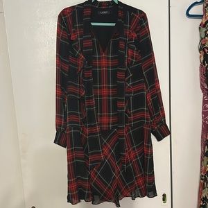 Ralph Lauren Tartan Drop waist dress
